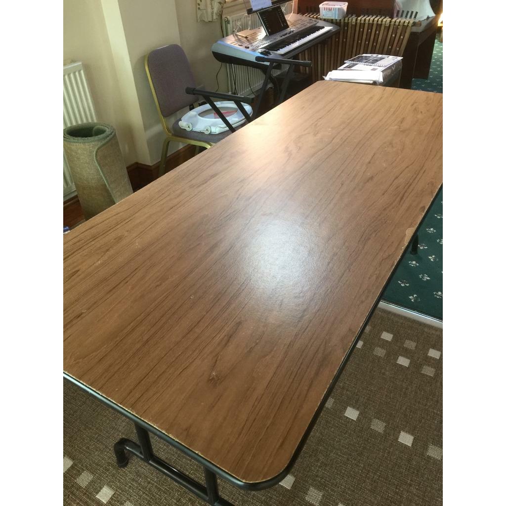 Large Banquet Table (6ft) with metal folding legs. in Markfield, Leicestershire Gumtree