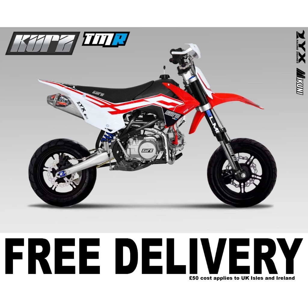 KURZ TMR 140cc Supermoto Off Road Pit Bike 83cm seat height pitbike