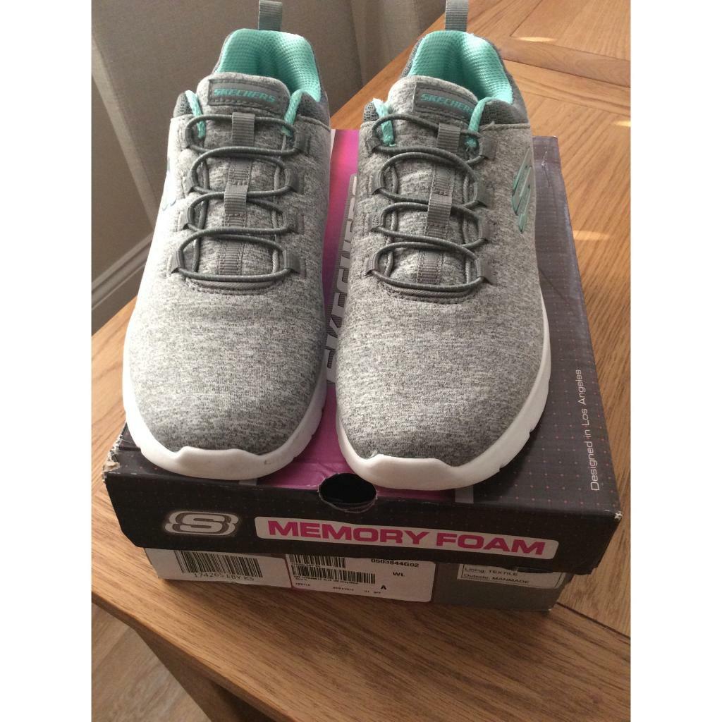 skechers memory foam trainers