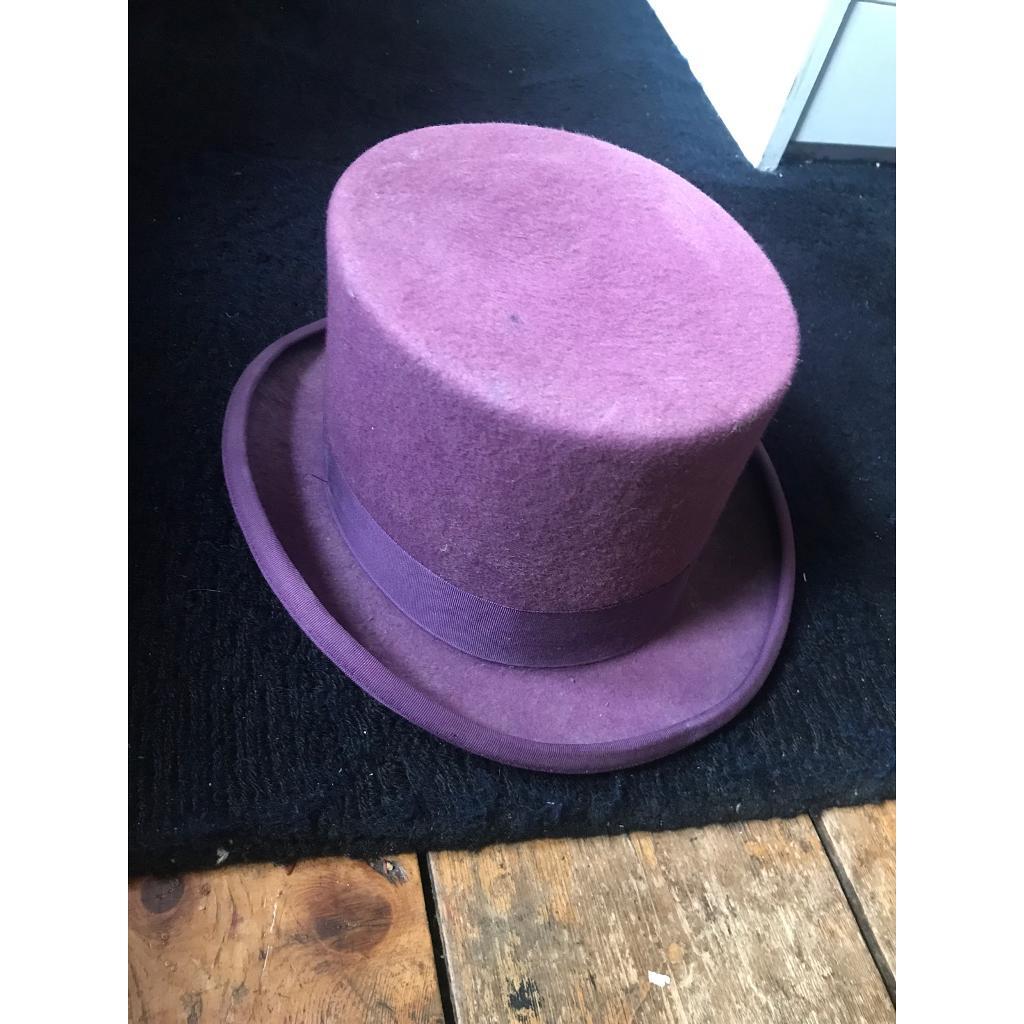 Nice purple top hat festival wear | in 