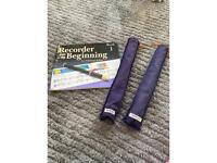 Recorders x 2 and Book 