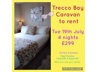 Trecco Bay Caravan to rent