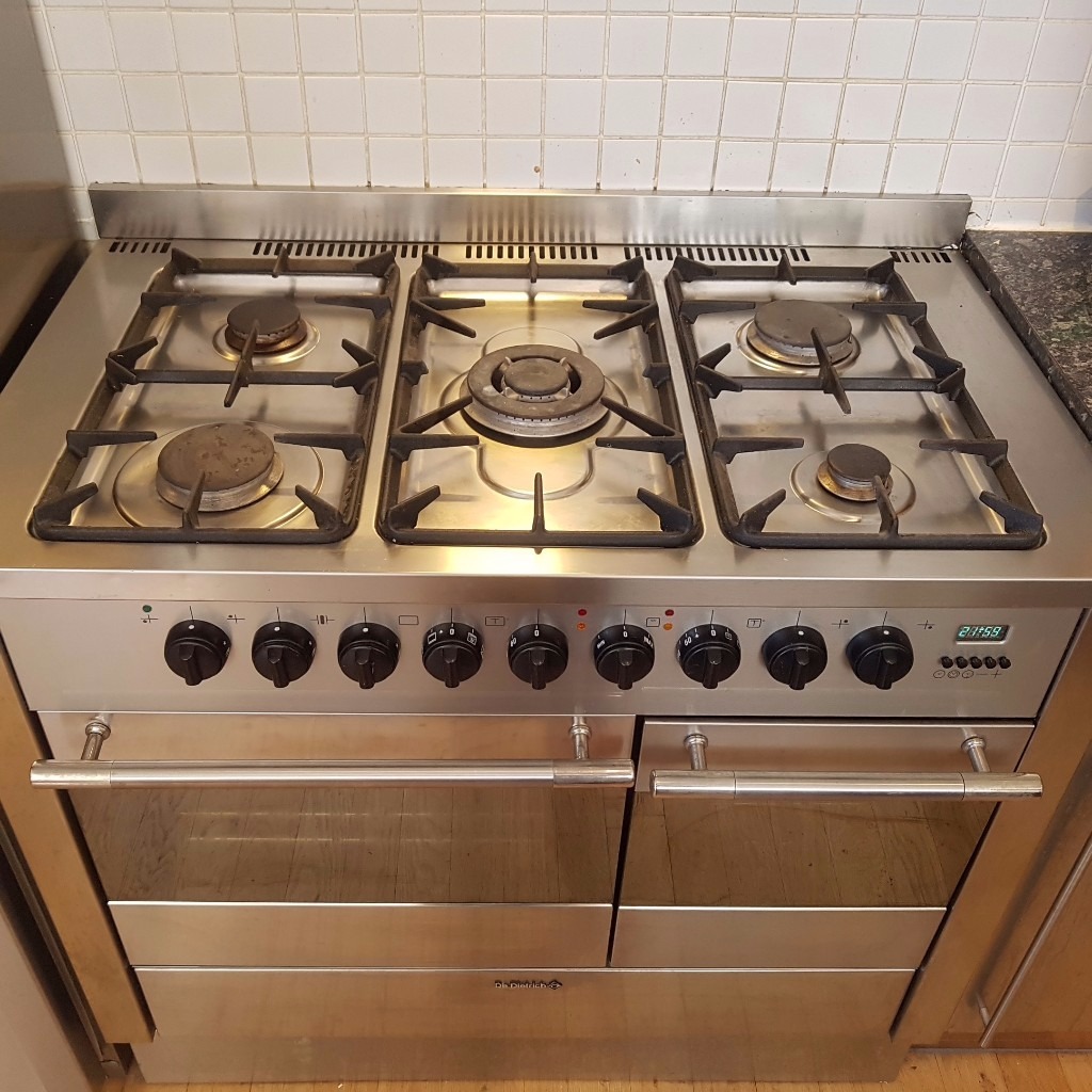 De Dietrich Gas 5 Burner Range Cooker/Double Oven (100cm) in Tower