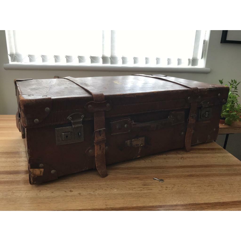 VINTAGE LEATHER SUITCASE in Dunbar, East Lothian Gumtree