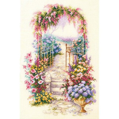 Magic Needle Zweigart Edition Counted cross stitch kit Entrance to the Garden, 2