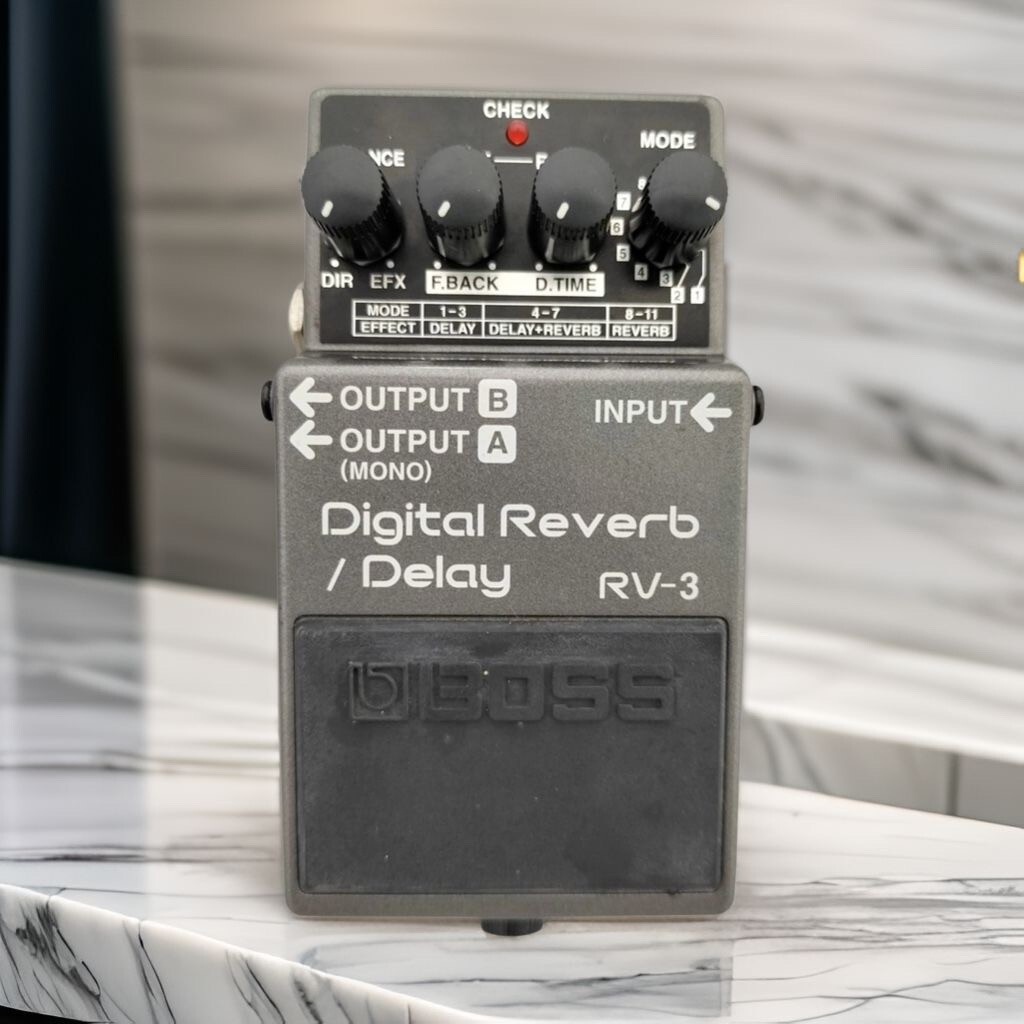 ギター BOSS Digital Reverb / Delay BOSS RV-3 Digital Reverb Delay Guitar Effects Pedal Compact
