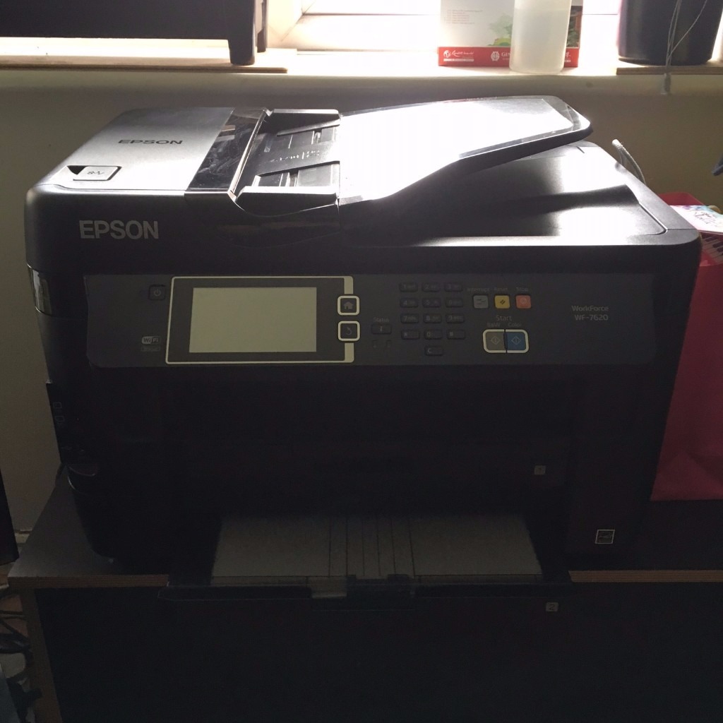 EPSON Workforce WF7620 DTWF AllinOne Wireless A3 Inkjet Printer with
