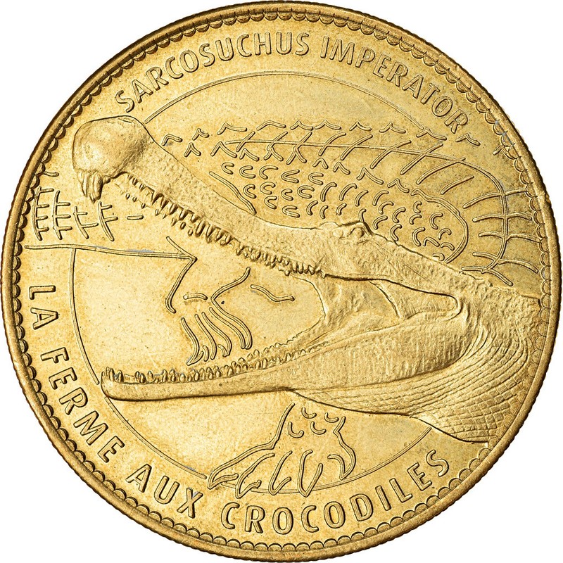 [#788481] France, Jeton, Jeton Touristique, Pierrelatte - Ferma Aux Crocodiles N