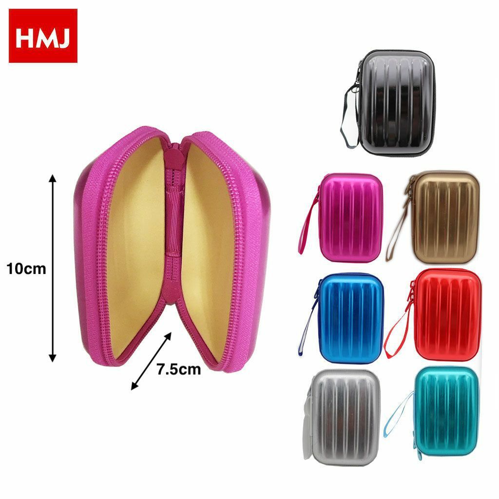 Set 12 Pezzi Borsellino Borsello Porta Monete Colorato Soldi Metallizzato hmj