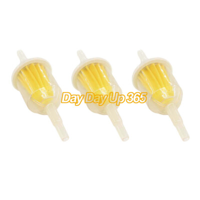 3x Petrol Fuel Filter 1/4'' for Honda CB 100 125 250 500 50 60 65 70 75 80 85 90