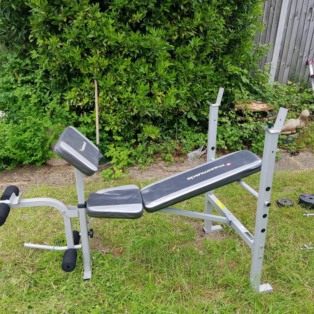 Maximuscle Weight Bench & Weights in Wickford, Essex Gumtree