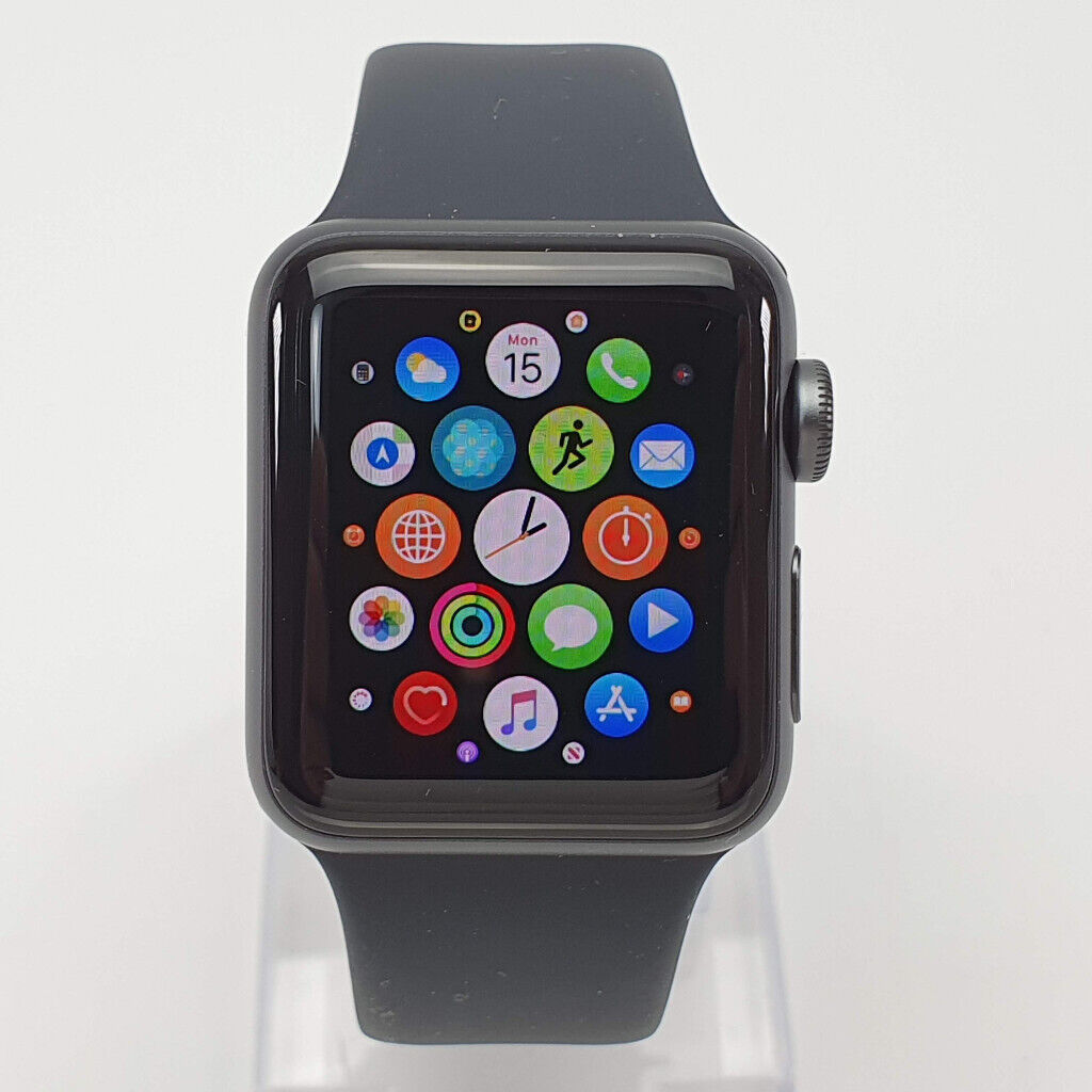 Series 3 Apple Watch iwatch 38mm Space Gray Aluminium Case - GPS #3052 | in Bradford-on-Avon