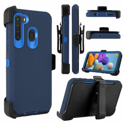 For Samsung Galaxy A21 2020 Heavy Duty Case Shockproof Holster Clip fit Otterbox