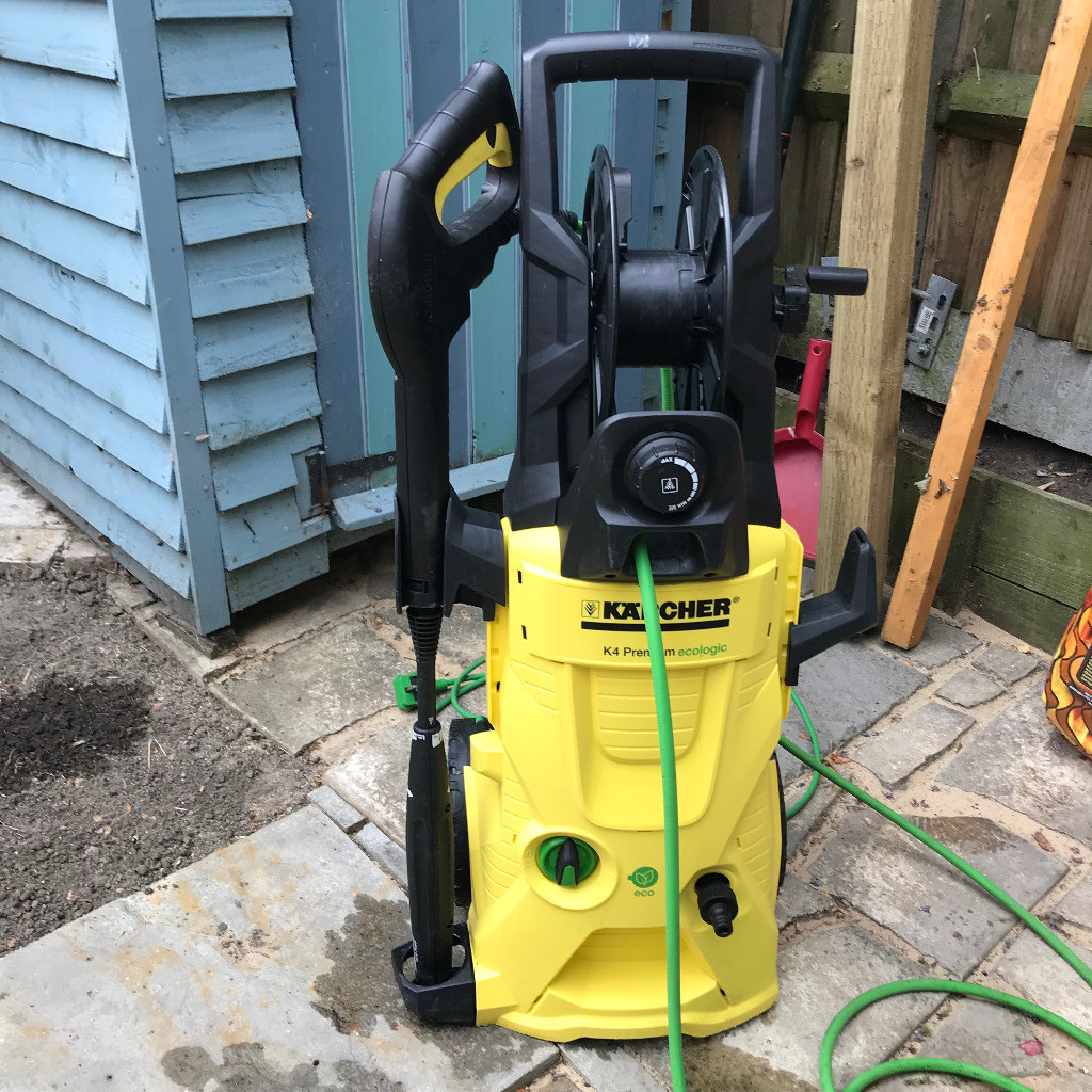Karcher K4 Premium ecologic pressure washer + accessories in