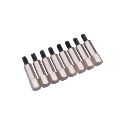 8 Pcs Chrome Valve Cover Bolts Stud Kit For Chevy SBC 283 305 327 350 383 engine