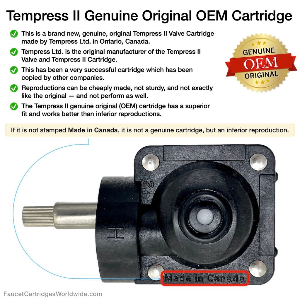 Tempress II Valve Maintenance Service Pack Genuine Original OEM Parts