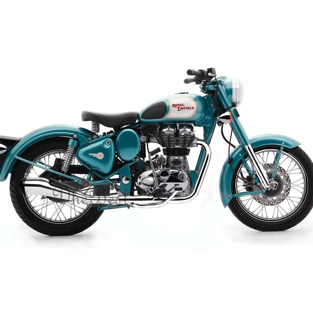 Bend Cobra Silencer Glass wool Clamp+ Bush For Royal Enfield Thunderbird 