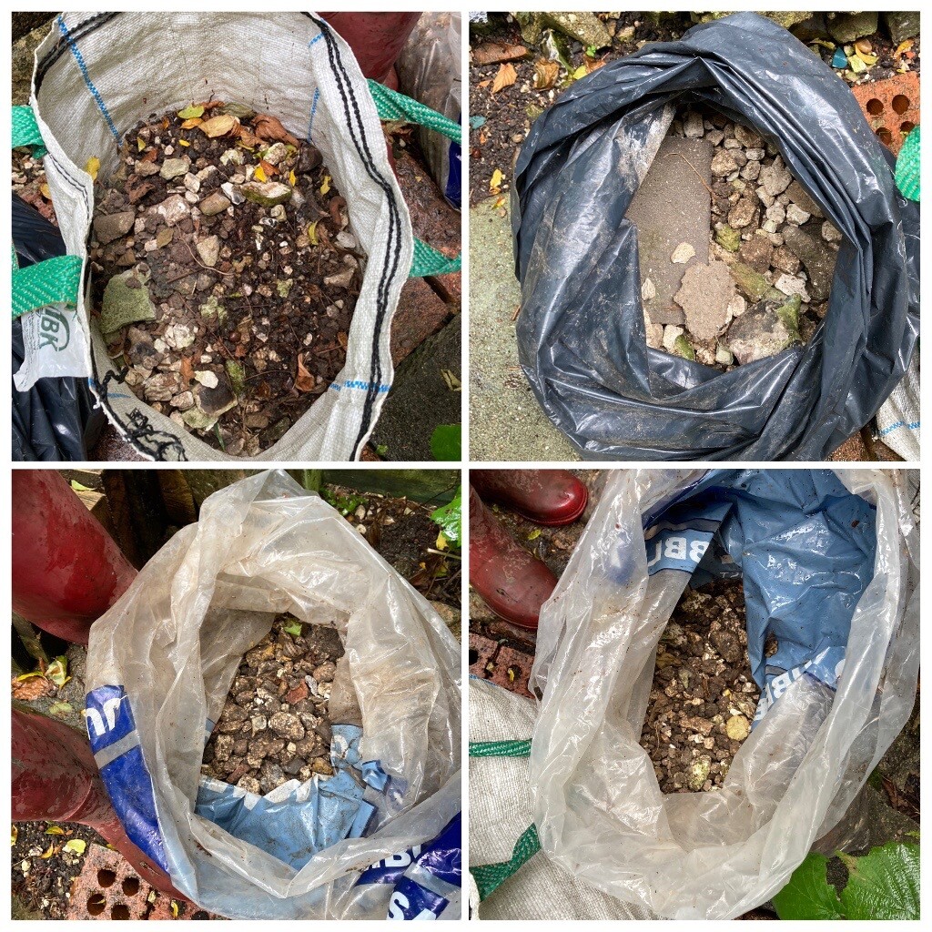 Bags of hardcore garden rubble in Lewes, East Sussex Gumtree