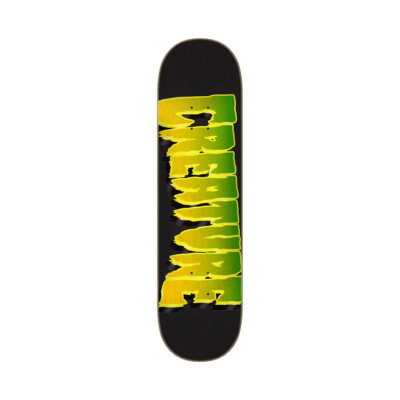 Creature Skateboard Deck Logo Outline Stumps Black/Green 8.25'' x 31.8''