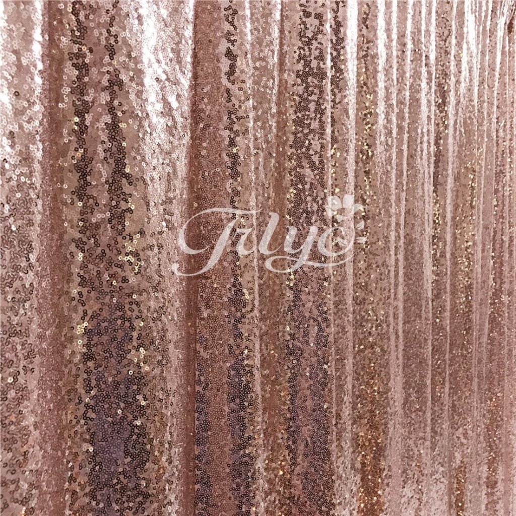 4Ftx7Ft Rose Gold Sparkly Sequin Backdrop,Rose Gold Sequin Photo Booth