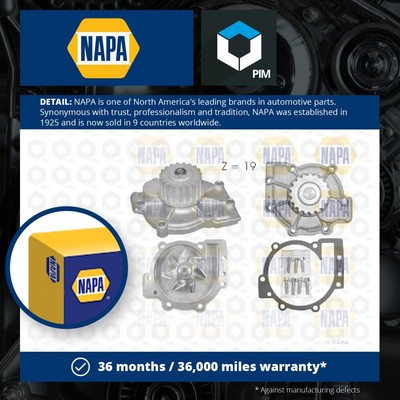 Water Pump fits VOLVO V70 87, Mk2, Mk3 2.0 2.3 2.4 2.5 96 to 15 Coolant NAPA New