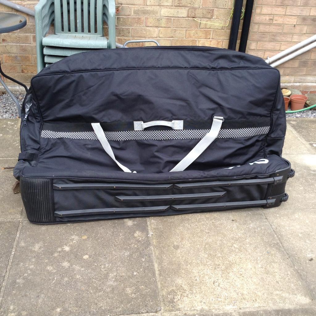 DHB CYCLE mountain bike CARRIER TRAVEL BAG With wheels in Malton