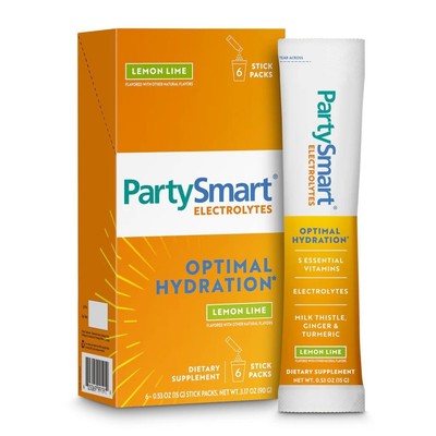 Электролиты Himalaya Herbals PartySmart Лимон Лайм 6 пакетиков