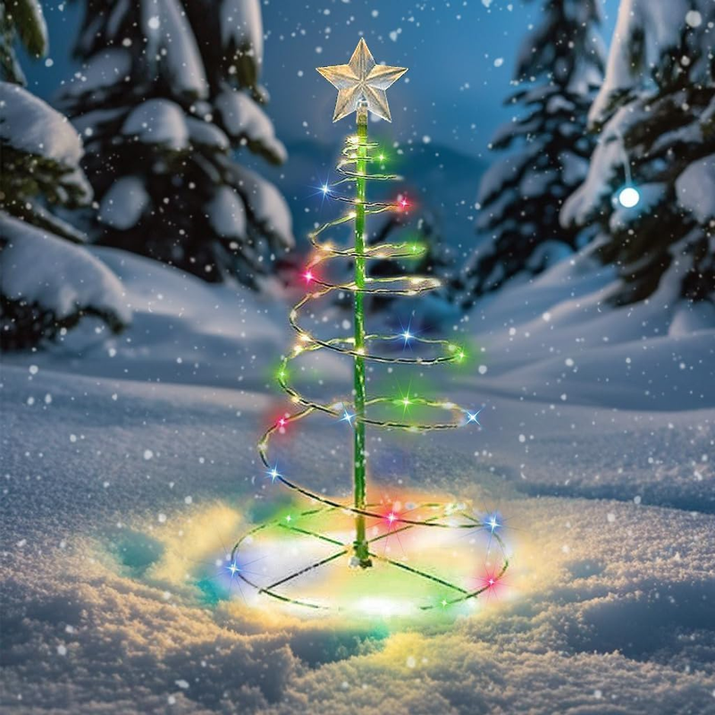 Weihnachtsbeleuchtung Außen Solar Weihnachtsbaum, Weihnachtsdeko Outdoor(F)