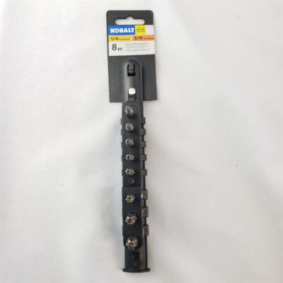 = Kobalt 8-Piece 1/4'' 3/8'' Drive Set Tamper-Proof Torx Bit NEW 0338626 NEW