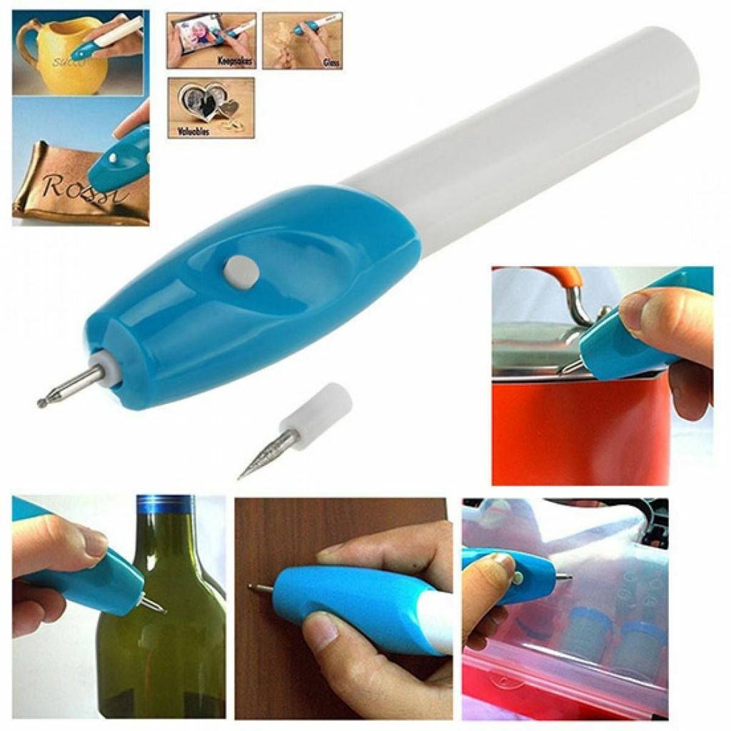 Penna Fresa Incisore Elettrico per Incisioni Scrivere Metalli Vetro Ferro