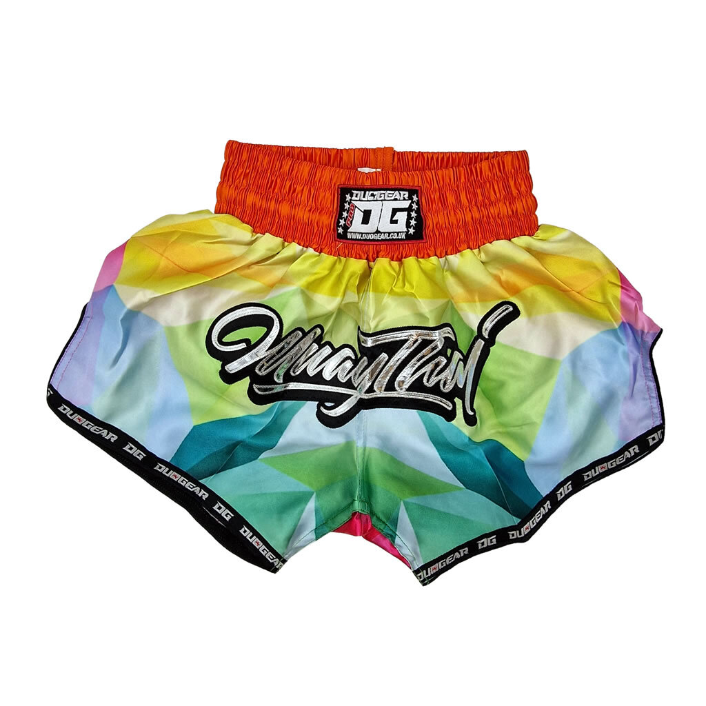 MULTICOLOURED TIE-DYE MUAY THAI BOXING TRAINING FIGHTING SHORTS (Kids - Adults)