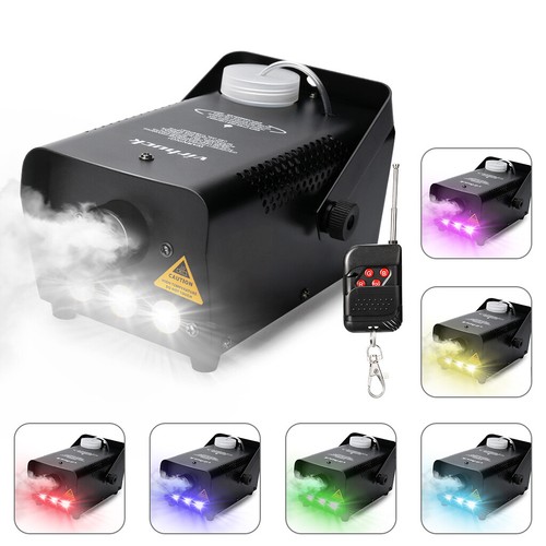 500W Smoke Machine Fog Mist Effect LED with Remote Control DJ Disco Party Clubs