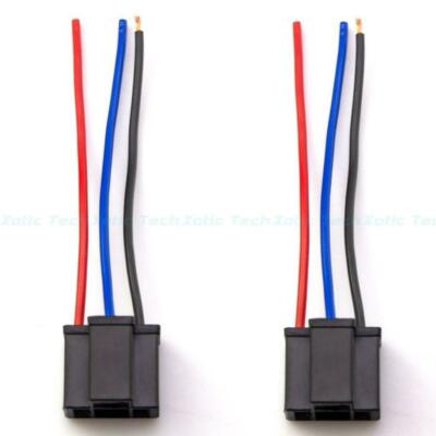 2PCS H4 9003 Heavy Duty Провод фара. моток Female Socket Extension Разъем