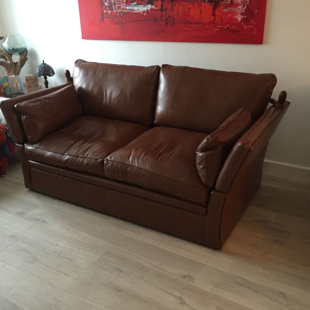 Gascoigne Designs Knole Leather Sofa In Staplehurst Kent Gumtree