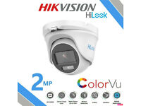 HiLook By Hikvision 2 MP ColorVu Turret Camera 40m IR IP66