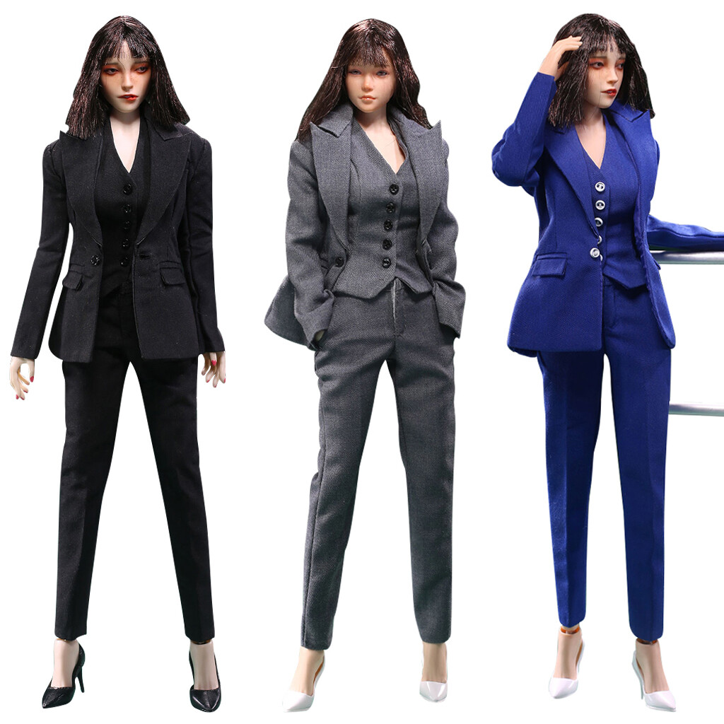 Slender Female Business Suit Slim Costume For 12