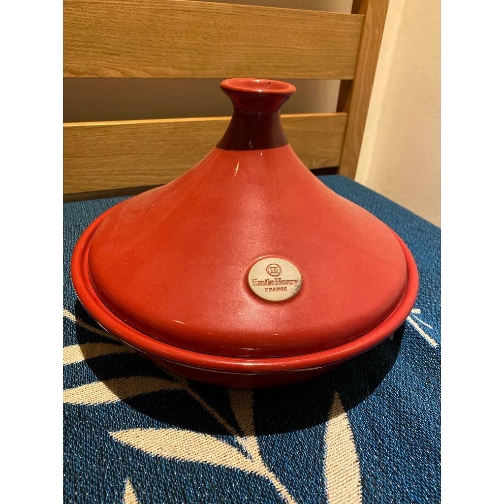 Emile Henry flame red ceramic tagine 35cm in Bethnal Green, London