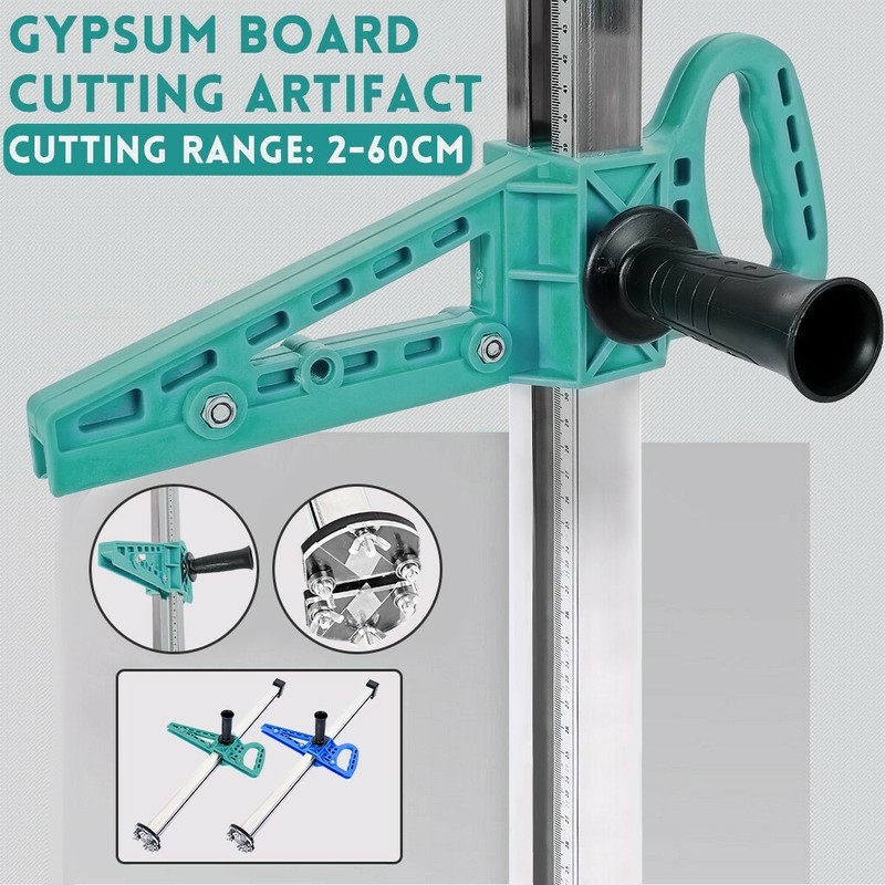 Manual Gypsum Board Cutter Hand Push Drywall Artifact Tool 20-600mm