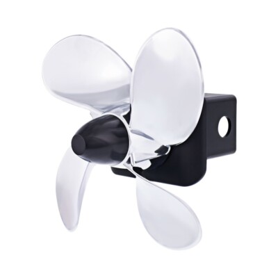 Spinning Boat Propeller Hitch Cover For 2  Trailer Receivers