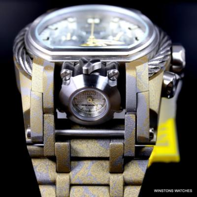 Pre-owned Invicta Reserve Bolt Zeus Magnum Hydroplated Steel 52mm Swiss Mvt Watch