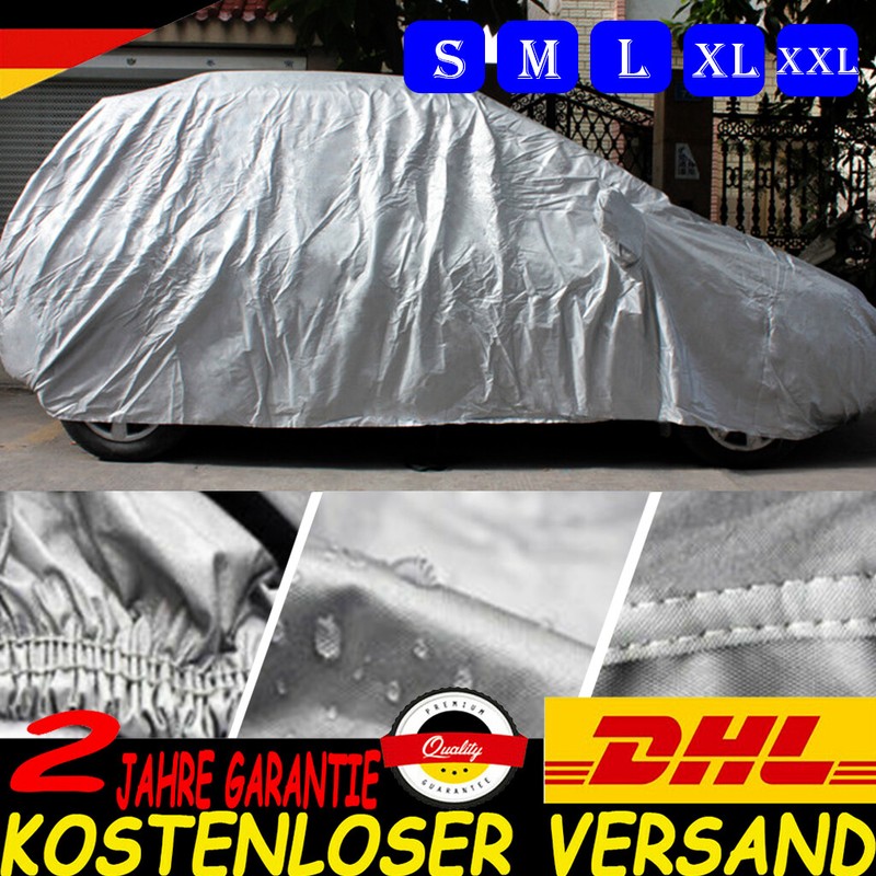 Auto Kfz Vollgarage Ganzgarage Abdeckplane Schutzhülle Abdeckung XL XXL