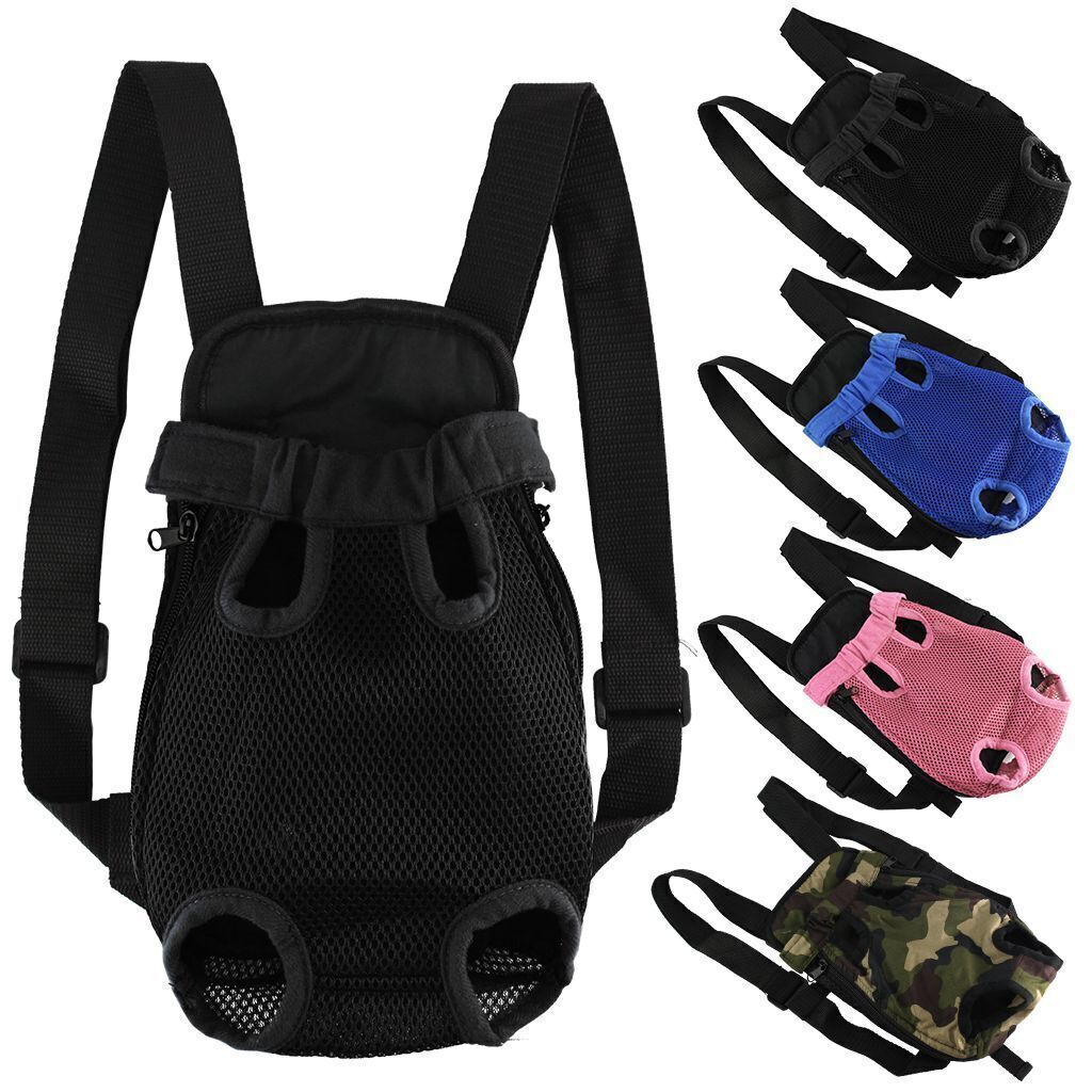 Pet Carrier Backpack Adjustable Pet Front Cat Dog Carrier Travel Bag Legs Out