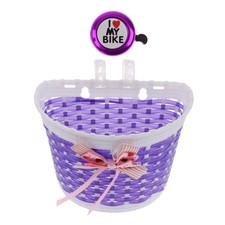 Folding Metal Wire Basket Bicycle Bike Storage Carrier Holder Hanging Front Rear