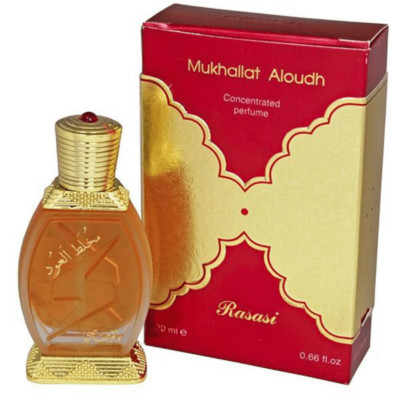 Mukhallat Al Oudh Perfume Oil - 20 ML (0.67 oz) by Rasasi