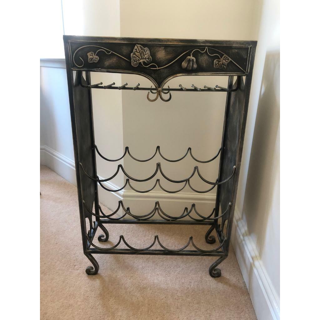 Wrought iron wine rack in Ayr, South Ayrshire Gumtree
