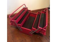 Red Metal Cantilever Toolbox Tool Box ONLY £20