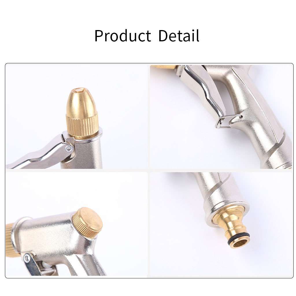 High Pressure Water Spray Gun Nozzle Car Garden Lawn Wash Hose Pipe Cleaning