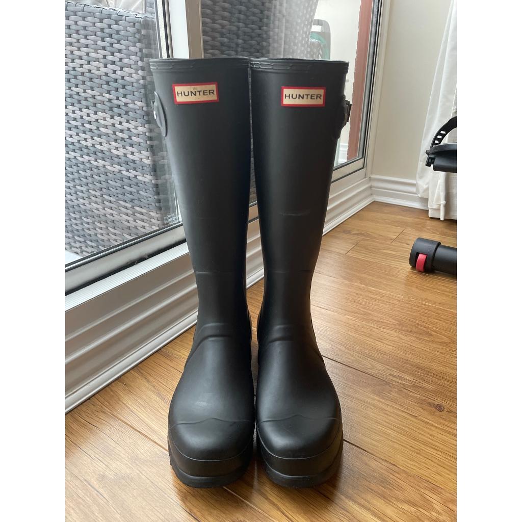 Hunter Wellies Mens Black size 11 | in 