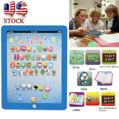 Baby Educational Tablet Toy For 1-6 Year Toddler Boys Girls Learning Spelling