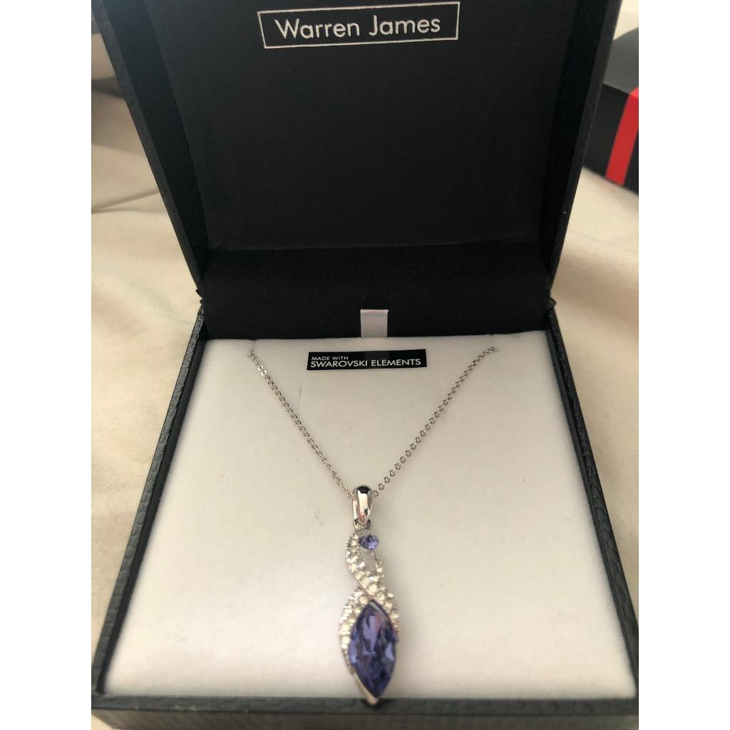 warren James Womens Swarovski necklace 